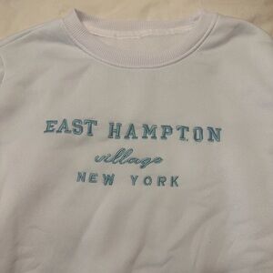 White hampton sweatshirt
